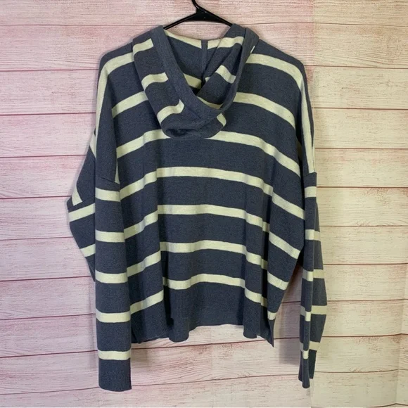 Madewell Striped Olney Henley Hoodie Sweater Size XL‎ - Picture 6 of 7